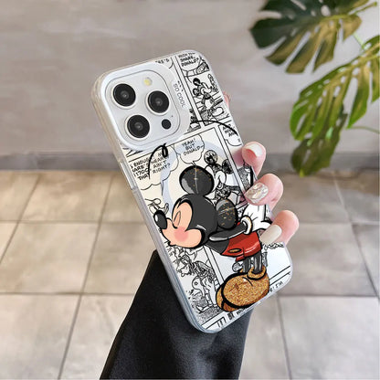 Premium-Handyhülle „Cartoon Mickey &amp; Minnie – MagSafe Couple Edition“